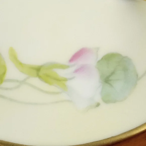 Vintage P.T. hand painted Bavaria Tirscenreuth appetizer plate art nouveau - Picture 7 of 9